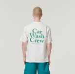 크레이지 카 워시 크루(CRAZY CAR WASH CREW) 카 워시 크루 티셔츠 아이보리 - 35,100 | 무신사 스토어