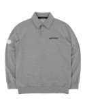 어퍼스트롭 골프(UPPERSTROP GOLF) [UP3002] UPST GOLF 베이직 카라 스웨트셔츠 멜란지그레이 - 사이즈 & 후기 | 무신사
