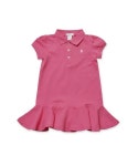 폴로 랄프 로렌 칠드런(POLO RALPH LAUREN CHILDREN) 베이비 여아 스트레치 메시 폴로 드레스 & 블루머 - 핑크 - 사이즈 & 후기 | 무신사