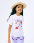 마르디 메크르디 레쁘띠(MARDI MERCREDI LESPETITS) KIDS TSHIRT FLOWERMARDI BLOSSOM_WHITE LAVENDER - 40,500 | 무신사 스토어