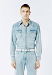 세비지(SAVAGE) Denim Western Shirts - Light Blue - 사이즈 & 후기 | 무신사