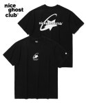 나이스고스트클럽(NICE GHOST CLUB) 슈팅 스타 로고 티셔츠_블랙(NG2DMUT508A) - 34,300 | 무신사 스토어