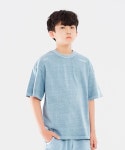 고스트리퍼블릭 주니어(GHOST REPUBLIC JUNIOR) 모노 피그먼트 다잉 주니어 오버핏 반팔티셔츠 JT-J3195_Sky - 36,000 | 무신사 스토어