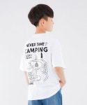 고스트리퍼블릭 주니어(GHOST REPUBLIC JUNIOR) 주니어 캠핑 로드 프린팅 오버핏 반팔티셔츠 JT-J3193_White - 28,000 | 무신사 스토어