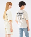 고스트리퍼블릭 주니어(GHOST REPUBLIC JUNIOR) 주니어 어메이징 백 레터링 오버핏 반팔티셔츠 JT-J3173_Cream - 사이즈 & 후기 | 무신사