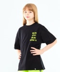 고스트리퍼블릭 주니어(GHOST REPUBLIC JUNIOR) 주니어 밀란 레터링 오버핏 반팔티셔츠 JT-J3165_Black - 사이즈 & 후기 | 무신사
