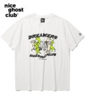 나이스고스트클럽(NICE GHOST CLUB) 드리머스 캣츠 티셔츠_화이트(NG2DMUT546A) - 31,200 | 무신사 스토어