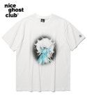 나이스고스트클럽(NICE GHOST CLUB) ANI. SERIES 고스트 오프 더 퓨쳐 티셔츠_화이트(NG2DMUT580A) - 44,100 | 무신사 스토어