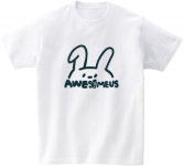 어썸어스(AWESOMEUS) (23SS)DRAWING RABBIT 반팔 티셔츠 화이트 - 28,000 | 무신사 스토어