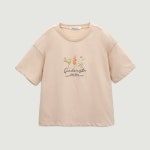 행텐(HANGTEN) 여성 가드닝 오브젝트 세미크롭 티셔츠_102(10420-131-418-05) - 14,950 | 무신사 스토어