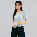 로엠(ROEM) 트위드 반팔 자켓형 블라우스(2colors)_RMBLD25S23 - 사이즈 & 후기 | 무신사