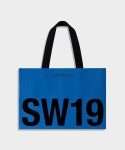 에스더블유나인틴(SW19) SW19 BLUE SHOPPING BAG - LARGE - 후기 | 무신사