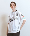 리트리버클럽(RETRIEVER CLUB) HOWLING SOCCER JERSEY [WHITE] - 49,500 | 무신사 스토어