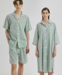 조스라운지(JOSLOUNGE) (couple) Aroma Short Pajama Set + 3/4 Sleeve Lounge Shirt - 사이즈 & 후기 | 무신사