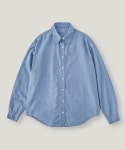 라퍼지 포 우먼(LAFUDGE FOR WOMAN) [Woman][SUMMER Denim]내츄럴 워싱 데님 셔츠_ Light Blue - 사이즈 & 후기 | 무신사