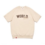 씨엔엔 어패럴(CNN APPAREL) 스타일 월드 스웨트 셔츠 IVORY - 79,000 | 무신사 스토어