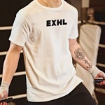 엑스헤일(EXHALE) 머슬핏 베이직 로고 티셔츠 EGTS3S001 (화이트) - 39,200 | 무신사 스토어