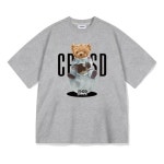 크로스닷(CROSSDOT) [오버핏] 투더문베어 반팔티 - 6COLOR - 사이즈 & 후기 | 무신사