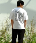 킨록 바이 킨록앤더슨(KINLOCH BY KINLOCH ANDERSON) [킨록X누공삼] PLANTS 라인 드로잉 포인트 티셔츠 (블랙) - 사이즈 & 후기 | 무신사