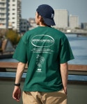 미니멀프로젝트(MINIMALPROJECT) 서클 로고 플라워 오버핏 반팔티셔츠 MST151 [GREEN] - 24,800 | 무신사 스토어