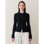 (35345AJQ1R) - 사이즈 & 후기 | 무신사 에잇세컨즈... Collar Slim Cardigan  Navy (35345AJQ1R) - 사이즈 & 후기 | 무신사