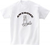 어썸어스(AWESOMEUS) CARROT WITH RABBIT 반팔 티셔츠 화이트 - 사이즈 & 후기 | 무신사