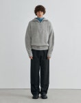 호이테(HEUTE) HET MOHAIR HAIF ZIP SWEATER MELANGE GREY - 사이즈 & 후기 | 무신사