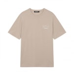 제이엠비이(JMBE) 공용) 슬로건 레터링 반팔티셔츠(세미오버핏)_AN2WTS945-BE - 사이즈 & 후기 | 무신사