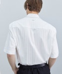 트립르센스(TRIP LE SENS) 워터웨이브 자카드 하프 셔츠_White - 사이즈 & 후기 | 무신사