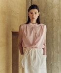 어플레이그라운드(A PLAY GROUND) BOXPLEATS SLEEVELESS SHIRT [PINK] - 139,000 | 무신사 스토어