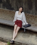 어플레이그라운드(A PLAY GROUND) CLASSIC COTTON SHORT PANTS [BROWN] - 89,000 | 무신사 스토어