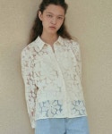 블랭크03(BLANK03) lace long sleeve shirt [Italian fabric] (light beige) - 사이즈 & 후기 | 무신사