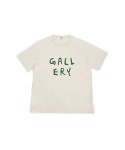 1011갤러리(1011 GALLERY) Gallery Logo T-shirt_Green - 사이즈 & 후기 | 무신사