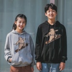 앨빈클로 주니어(ALVINCLO JUNIOR) 스노보딩 베어 후드티 J2137 2컬러 - 사이즈 & 후기 | 무신사