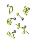 잇더즌매터(IT DOESNT MATTER) Fruit doodle piercing (Lime) - 후기 | 무신사