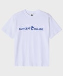 컨셉트컬리지(CONCEPTCOLLEGE) 베이직 로고 크루넥 화이트 반팔 티셔츠 [남녀공용] - 사이즈 & 후기 | 무신사 컨셉트컬리지(CONCEPTCOLLEGE)... 