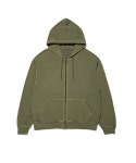 브라운브레스(BROWNBREATH) TAG DYEING HOOD ZIPUP - KHAKI - 사이즈 & 후기 | 무신사