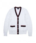 브룩스 브라더스(BROOKS BROTHERS) 코튼 테니스 케이블 가디건 (화이트) (BBWCMM2570ADF) - 사이즈 & 후기 | 무신사