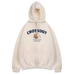 크로스닷(CROSSDOT) 아치하프베어 오버핏 여성 후드티 CIS_0021 (6Color) - 사이즈 & 후기 | 무신사