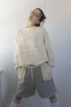 페어리테일이즈데얼(FAIRY TALE IS THERE) Match Sweat Half Pants_Gray - 사이즈 & 후기 | 무신사