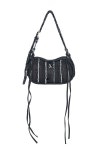 애프터아워즈(AFTERHOURS) DENIM CUT-OFF SHOULDER BAG (BLACK) - 사이즈 & 후기 | 무신사