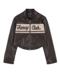 팬시클럽(FANCY CLUB) [NF] 바이크 크롭 레더 자켓 (BROWN)_F23ZA931 - 사이즈 & 후기 | 무신사 팬시클럽(FANCY CLUB)  [NF] 바이크 크롭... 