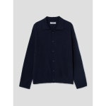 에잇세컨즈(8SECONDS) 슬럽 칼라넥 버튼 카디건 네이비 (21385AAY2R)... 칼라넥 버튼 카디건  네이비 (21385AAY2R) - 사이즈 & 후기 | 무신사