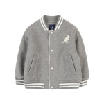 캉골키즈(KANGOL KIDS) 울 라이크 패디드 베이스볼 점퍼 PD 0002 멜란지 그레이/APDCJP00020MY - 사이즈 & 후기 | 무신사