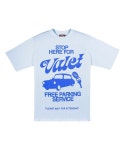 레이트 체크아웃(LATE CHECKOUT) SKY BLUE VALET TEE - 사이즈 & 후기 | 무신사