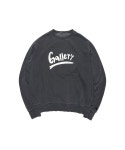 1011갤러리(1011 GALLERY) Gallery Wave Logo Graphic Sweat Shirt - Charcoal Grey - 사이즈 & 후기 | 무신사