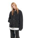 애드오프(ADDOFF) ADDOFF EMBOSSED DENIM JACKET BLACK - 사이즈 & 후기 | 무신사