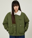 와이케이(WAIKEI) [내피&카라 분리형] 4-WAY 유틸리티 패디드 점퍼 카키 - 사이즈 & 후기 | 무신사