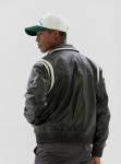 세인트나인 골프웨어(SAINTNINE GOLFWEAR) 남성 에코레더 블루종 자켓 BLACK / SNA3MJP104BK - 사이즈 & 후기 | 무신사