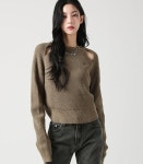어반드레스(AVANDRESS) Ribbed Cut-out Knit MOCHA - 사이즈 & 후기 | 무신사